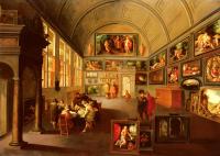 Frans the Younger Francken - The Interior Of A Picture Gallery